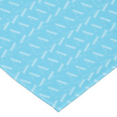 Monogramm Anfangsbuchstabe A, Aqua Blue Tischdecke (Schrägansicht)
