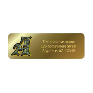Monogramm Anfangsbuchstabe A Gänseblümchen Kunst R