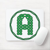 Monogramm Anfangsbuchstabe A im keltischen Stil Mousepad (Mit Mouse)