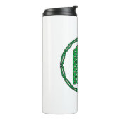 Monogramm Anfangsbuchstabe A im keltischen Stil Thermosbecher (Nach links gedreht)