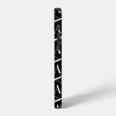 Monogramm Anfangsbuchstabe A iPhone Hülle (Linke Seite)