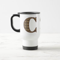 Monogramm Anfangsbuchstabe C Vintage Blumen Person