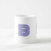 Monogramm Anfangsbuchstabe Einfach Minimal Modern Kaffeetasse (Mittel)