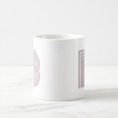 Monogramm Anfangsbuchstabe Einfach Minimal Modern Kaffeetasse (Mittel)
