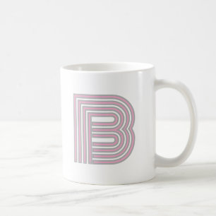 Monogramm Anfangsbuchstabe Einfach Minimal Modern Kaffeetasse
