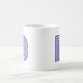 Monogramm Anfangsbuchstabe Einfach Minimal Modern Kaffeetasse (Mittel)