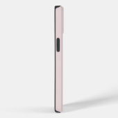Monogramm Anfangsbuchstabe Einfach Rosé Modern Case-Mate iPhone Hülle (Rückseite / Rechts)