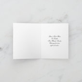 Monogramm Anfangsbuchstabe K Gänseblümchen Kunst P Dankeskarte (Innenseite)