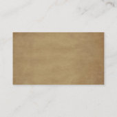 Monogramm Anfangsbuchstabe keltisches Design  Visitenkarte (Rückseite)