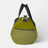 Monogramm Anfangsbuchstabe minimalistisches Salbei Duffle Bag (Rechts)