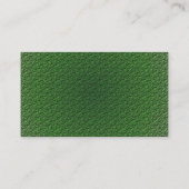 Monogramm Anfangsbuchstabe T Gänseblümchen Florale Visitenkarte (Rückseite)