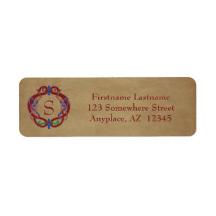 Monogramm Anfangsbuchstaben keltisches Design Rück