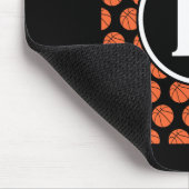 Monogramm Anfangsbuchstaben Name Buchstabe B Sketl Mousepad (Ecke)
