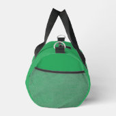 Monogramm Anfangsbuchstaben Name Grün Navy Blau Vo Duffle Bag (Rechts)