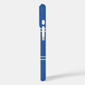 Monogramm-Anfangsbuchstaben Royal Blue Case Mate (Rückseite / Links)