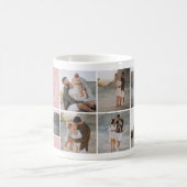 Monogramm Anfangspaar Kranz modern elegant Kaffeetasse (Mittel)