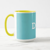 Monogramm-AnfangsTasse Tasse (Links)