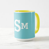 Monogramm-AnfangsTasse Tasse (VorderseiteRechts)