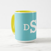 Monogramm-AnfangsTasse Tasse (Vorderseite Links)