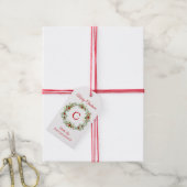 Monogramm-Anhänger für Weihnachtskränze Geschenkanhänger (Mit Garn)