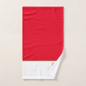 Monogramm-Anker der Nautic Family Badhandtuch Set (Handtuch)