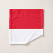 Monogramm-Anker der Nautic Family Badhandtuch Set (Waschlappen)