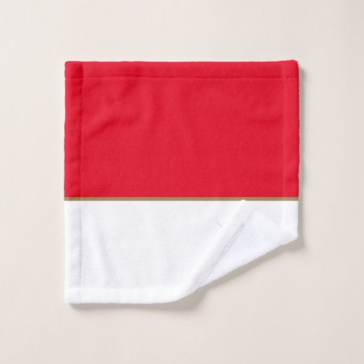 Monogramm-Anker der Nautic Family Badhandtuch Set (Waschlappen)