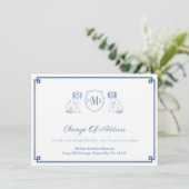 Monogramm Ankündigung (Stehend Vorderseite)