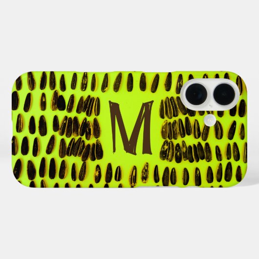 Monogramm Anpassbare Coole Ausschneidung einzigart Case-Mate iPhone Hülle (Rückseite (Horizontal))
