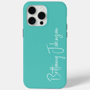 Monogramm Aqua Case-Mate iPhone Hülle
