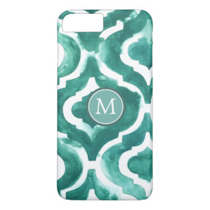 Monogramm  Aquamarine-Motiv IV Case-Mate iPhone Hülle