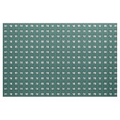 Monogramm aquamarine Streifen Stoff (Yard (91,4 cm))