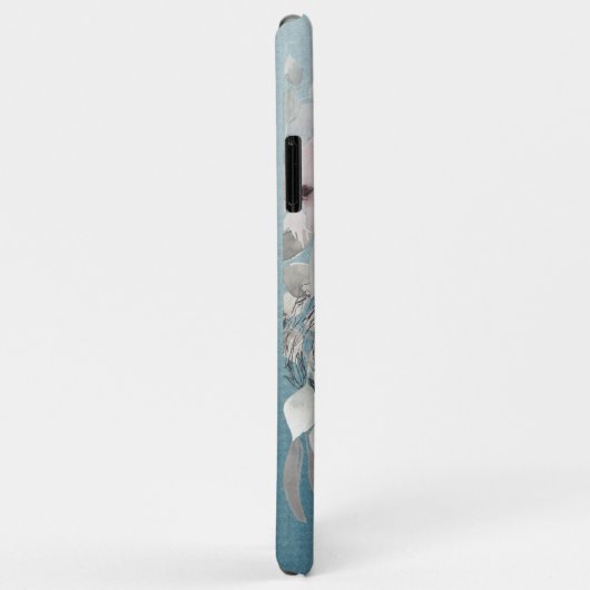 *~* Monogramm Aquamarine Texturfarbstoff Case-Mate iPhone Hülle (Hinten/Rechts)