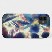 Monogramm Aquarell und glatte Blumenfarbe Case-Mate iPhone Hülle (Rückseite (Horizontal))