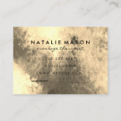 Monogramm-Aquarelltrim (Terminkarte) Terminkarte (Rückseite)