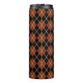 Monogramm Argyle-Kaffeebecher Thermosbecher (Rückseite)