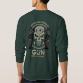 Monogramm Art of Gun (2) | Herren Sweatshirt (Rückseite)