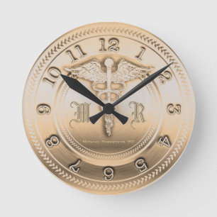 Monogramm Ärztin Medizinische Klinik Uhr