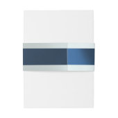 Monogramm auf Band - Dunkelblau (Rückseitenbeispiel)