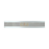 Monogramm auf Band - Salbei (Flach)