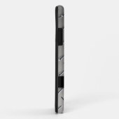 Monogramm auf Diamant-Metallhintergrund iPhone 5 Case-Mate iPhone Hülle (Hinten/Rechts)