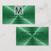 Monogramm aus beruflichem Edelstahl #12 Visitenkarte (Vorne/Hinten)