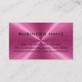 Monogramm aus Beruflichem Edelstahl Nr. 14 Visitenkarte (Rückseite)