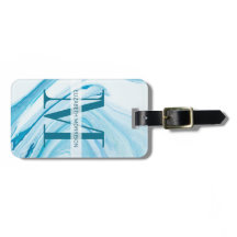 Monogramm aus blauem Marmor