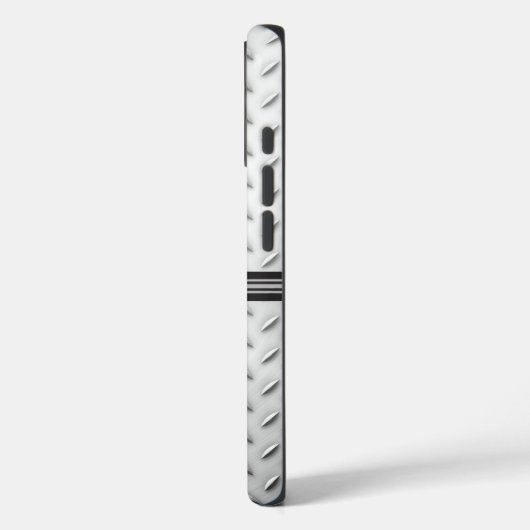 Monogramm aus Diamantblech Case-Mate iPhone Hülle (Rückseite / Links)