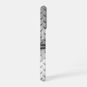 Monogramm aus Diamantblech iPhone 16 Hülle (Rechte Seite)