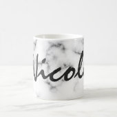 Monogramm aus feinem Marmor Kaffeetasse (Mittel)