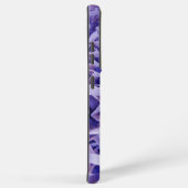 Monogramm aus lila zerknittertem Papier Samsung Galaxy Hülle (Rechte Seite)