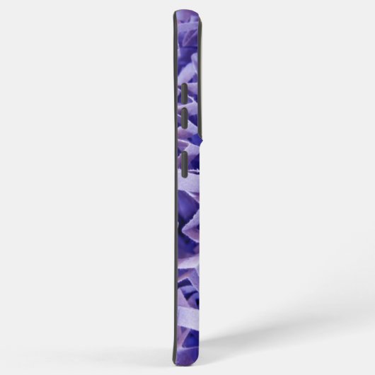 Monogramm aus lila zerknittertem Papier Samsung Galaxy Hülle (Rechte Seite)