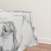 Monogramm aus schwarzem und weißem Marmor Tischdecke (Beispiel)